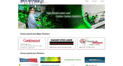 Desktop Screenshot of korealasertronix.com